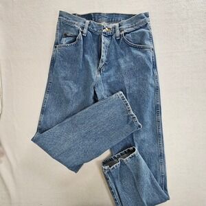 Wrangler Authentic Jeans Mens 32x30 Regular Fit Blue Denim 965T1SL Mid Wash
